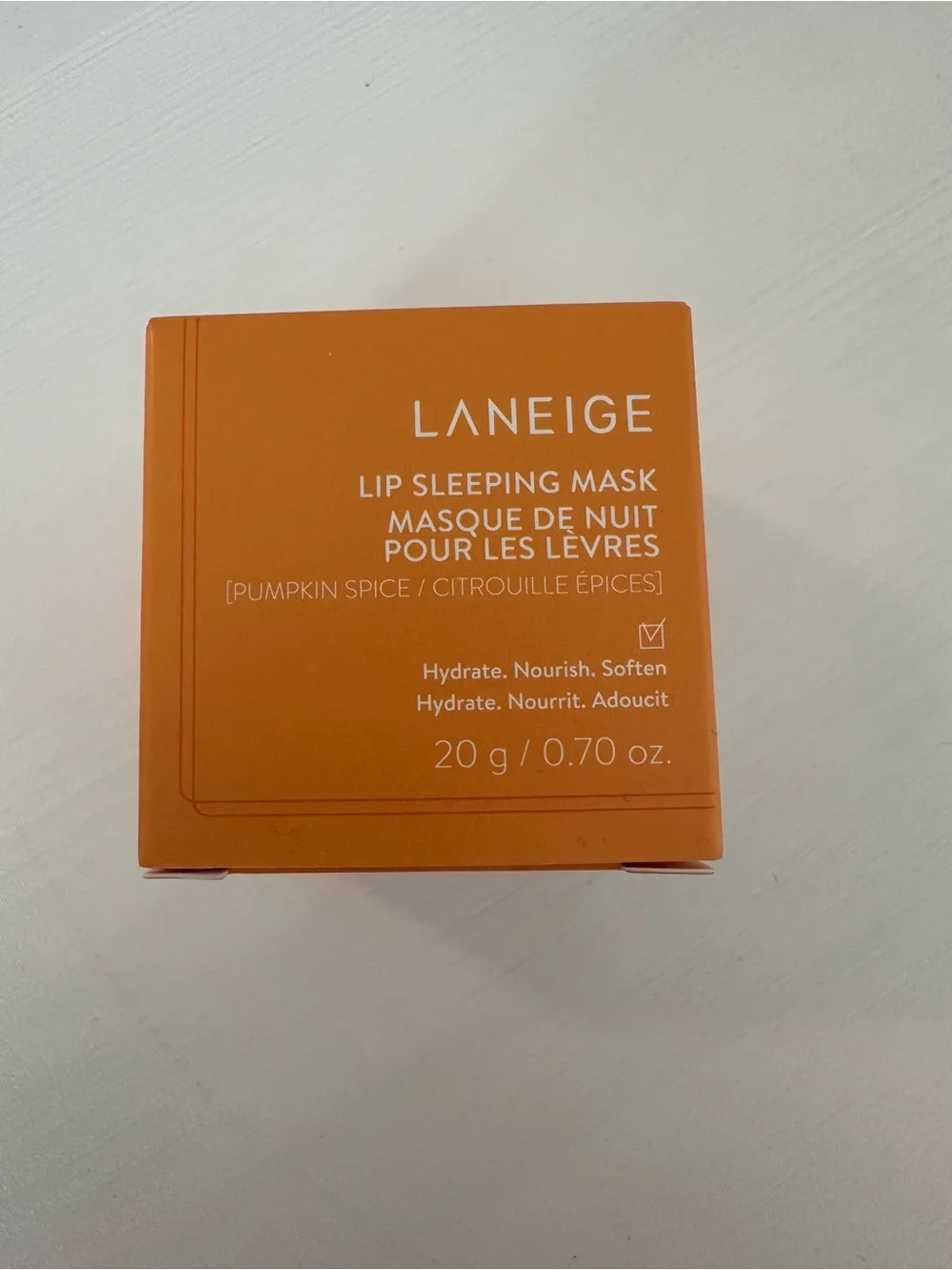 LE Laneige Sleeping Mask in Pumpkin Spice - Brand New - Picture 1 of 1